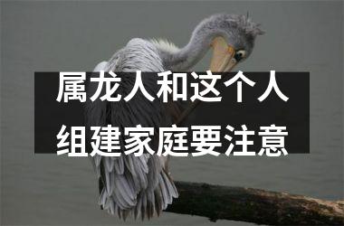 <h3>属龙人和这个人组建家庭要注意