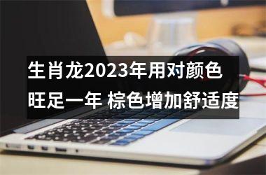 生肖龙2025年用对颜色旺足一年 棕色增加舒适度