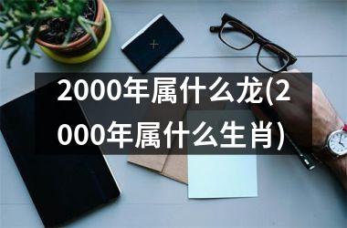 2000年属什么龙(2000年属什么生肖)