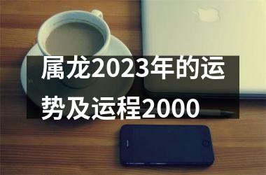 属龙2023年的运势及运程2000