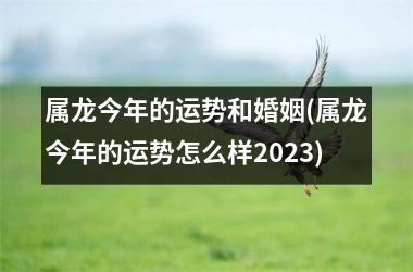 <h3>属龙今年的运势和婚姻(属龙今年的运势怎么样2025)