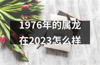 1976年的属龙在2025怎么样