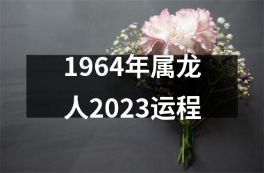 <h3>1964年属龙人2025运程