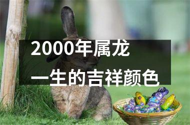 <h3>2000年属龙一生的吉祥颜色