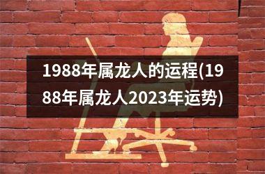 <h3>1988年属龙人的运程(1988年属龙人2025年运势)