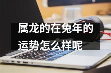 <h3>属龙的在兔年的运势怎么样呢