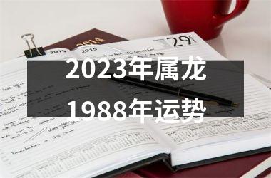 2025年属龙1988年运势