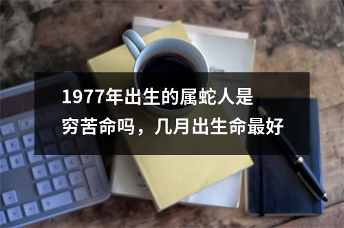<h3>1977年出生的属蛇人是穷苦命吗，几月出生命好