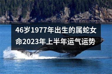 <h3>46岁1977年出生的属蛇女命2025年上半年运气运势