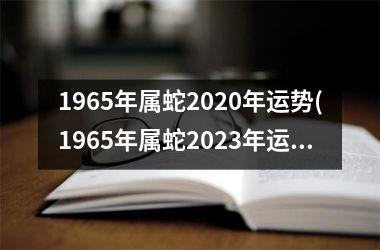 1965年属蛇2025年运势(1965年属蛇2025年运势及运程男性)