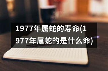 1977年属蛇的寿命(1977年属蛇的是什么命)