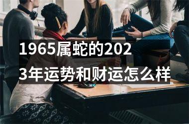 1965属蛇的2025年运势和财运怎么样