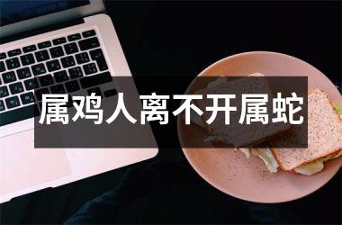 <h3>属鸡人离不开属蛇