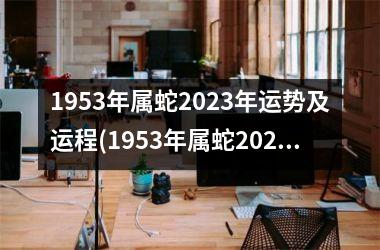 1953年属蛇2025年运势及运程(1953年属蛇2025年运势)