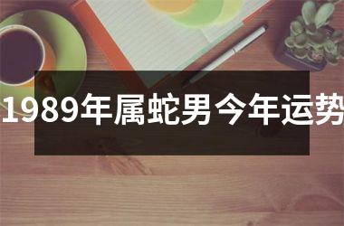 <h3>1989年属蛇男今年运势