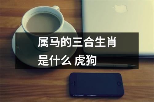 属马的三合生肖是什么虎狗