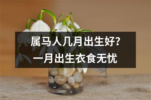 <h3>属马人几月出生好？一月出生衣食无忧