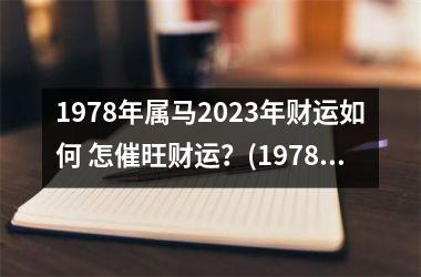 1978年属马2025年财运如何 怎催旺财运？(1978年属马的运势和财运)