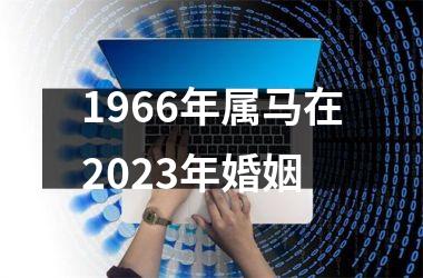 1966年属马在2025年婚姻