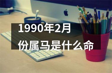 1990年2月份属马是什么命