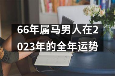 66年属马男人在2025年的全年运势