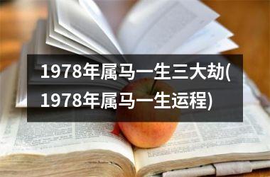 1978年属马一生三大劫(1978年属马一生运程)