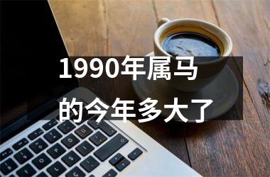 1990年属马的今年多大了