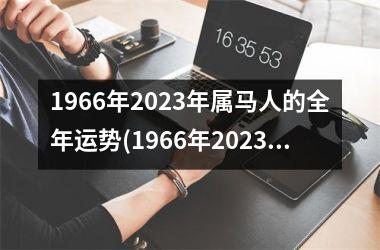 1966年2025年属马人的全年运势(1966年2025年属马人的全年运势男)