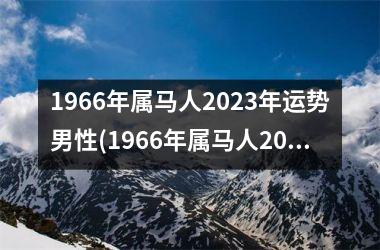 1966年属马人2025年运势男性(1966年属马人2025年运势男性健康运)