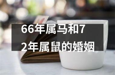 66年属马和72年属鼠的婚姻