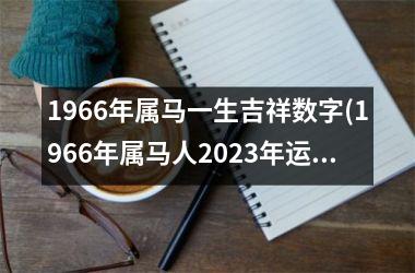 1966年属马一生吉祥数字(1966年属马人2025年运势男性)