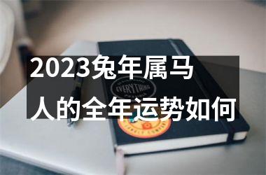 2025兔年属马人的全年运势如何