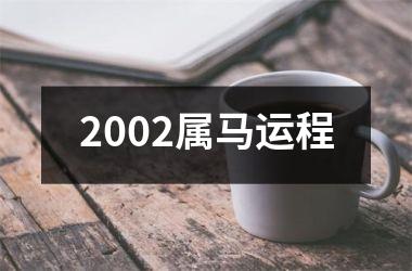 2002属马运程