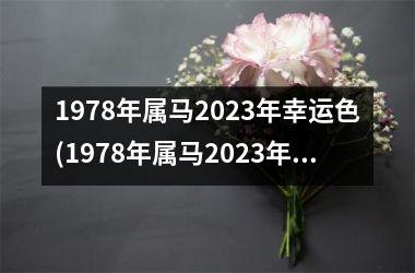 1978年属马2025年幸运色(1978年属马2025年运势及运程每月运程)