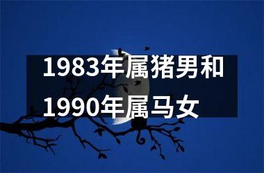 1983年属猪男和1990年属马女