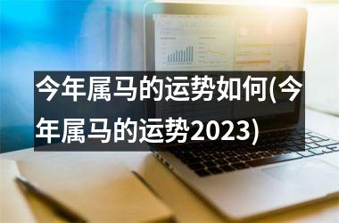 今年属马的运势如何(今年属马的运势2025)