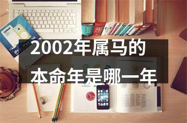 2002年属马的本命年是哪一年