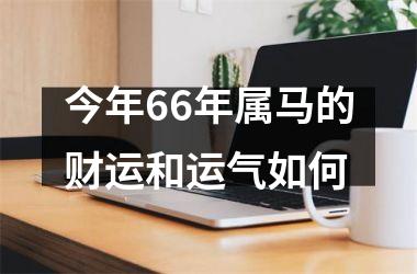 今年66年属马的财运和运气如何