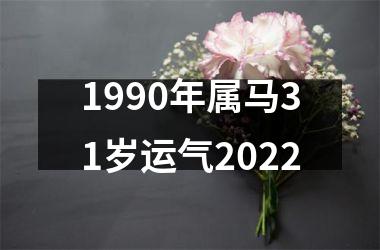 1990年属马31岁运气2025