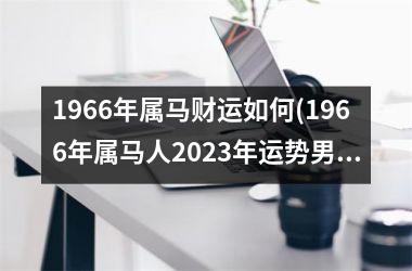 1966年属马财运如何(1966年属马人2025年运势男性)