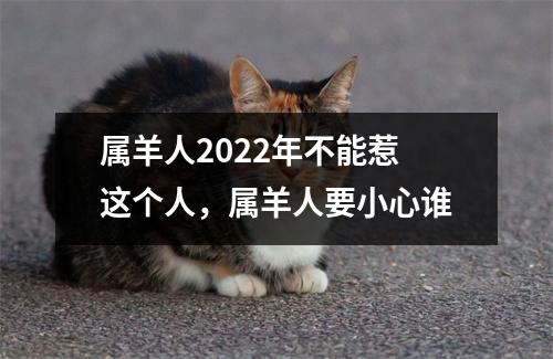 <h3>属羊人2025年不能惹这个人，属羊人要小心谁