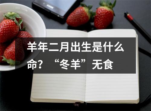 <h3>羊年二月出生是什么命？“冬羊”无食