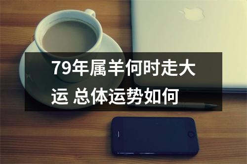 79年属羊何时走大运总体运势如何