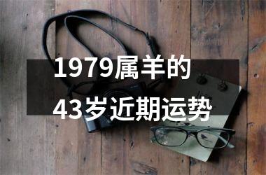 1979属羊的43岁近期运势