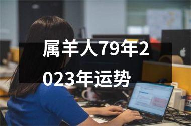 属羊人79年2025年运势