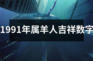 1991年属羊人吉祥数字