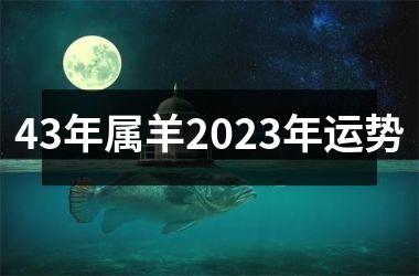 <h3>43年属羊2025年运势