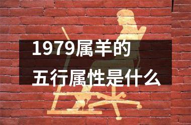 1979属羊的五行属性是什么