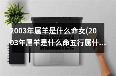 2003年属羊是什么命女(2003年属羊是什么命五行属什么)