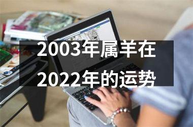 <h3>2003年属羊在2025年的运势